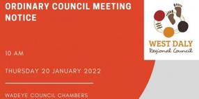 ORDINARY COUNCIL MEETING 20 JANUARY 2022 WADEYE